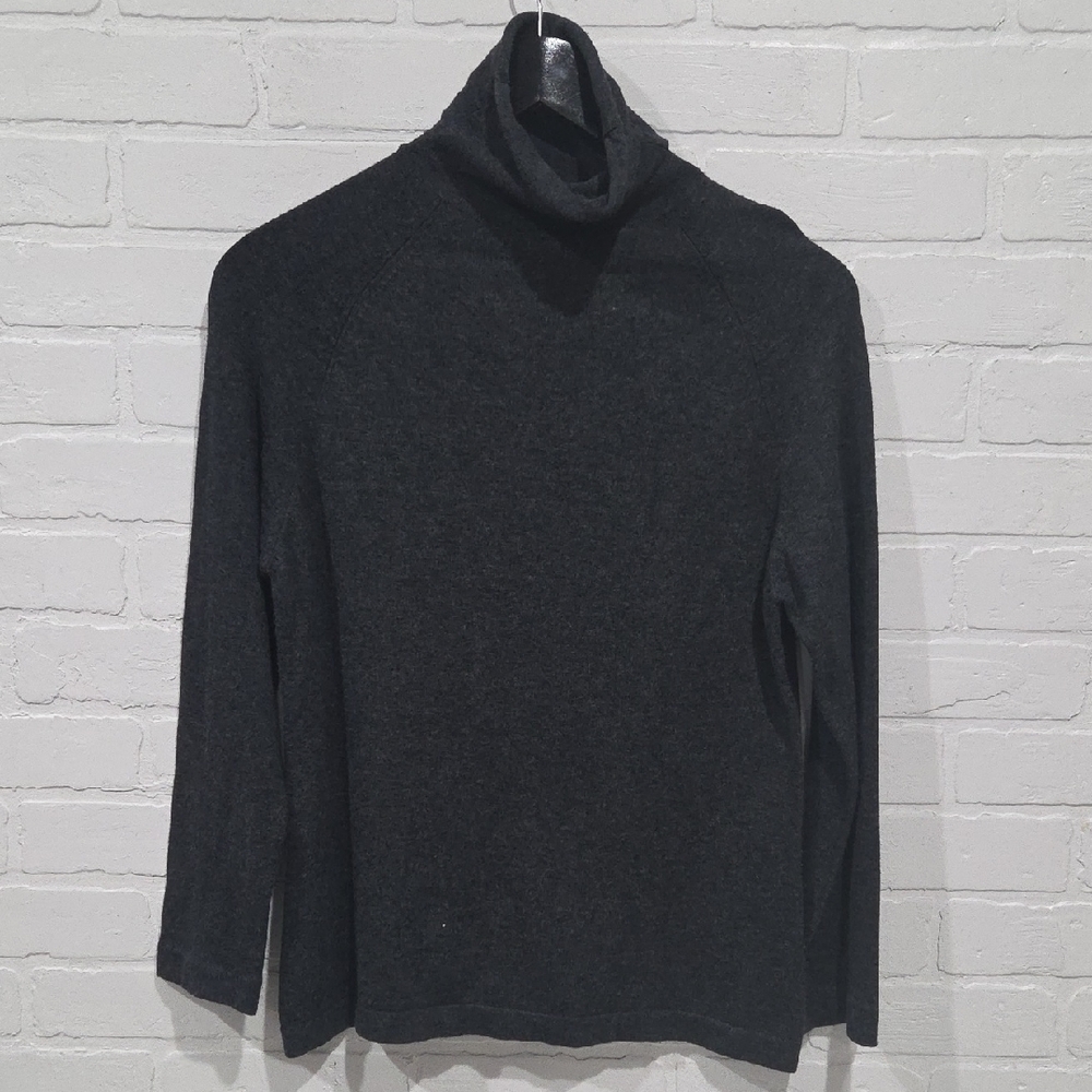 April Cornell Charcoal Turtleneck Sweater